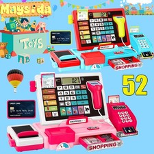 Kinder Kasse mit Display Kaufladen Spielkasse Lebensmittel Kaufmannsladen Puzzle