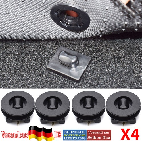 Schwarz fußmatten - 4x,