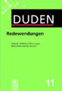 Duden band redewendungen - duden,,
