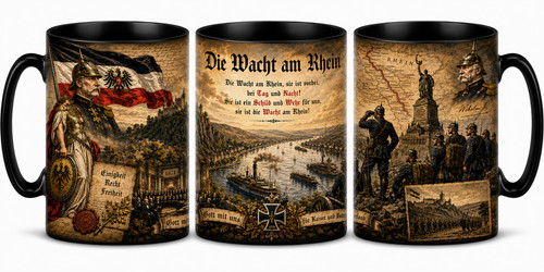 Die wacht rhein tasse - wacht, am