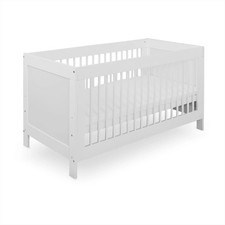 Urra Kinderbett Laura weiß 70x140 cm mit Rausfallschutz Holzbett - Sehr Gut