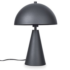 HOFSTEIN Bagnoregio Tischlampe Tischleuchte Metall Schwarz mit Schalter am Kabel
