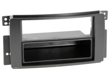 für Smart Fortwo C451 A541 Auto Radio Blende Montage Einbau Rahmen 2-DIN schwarz