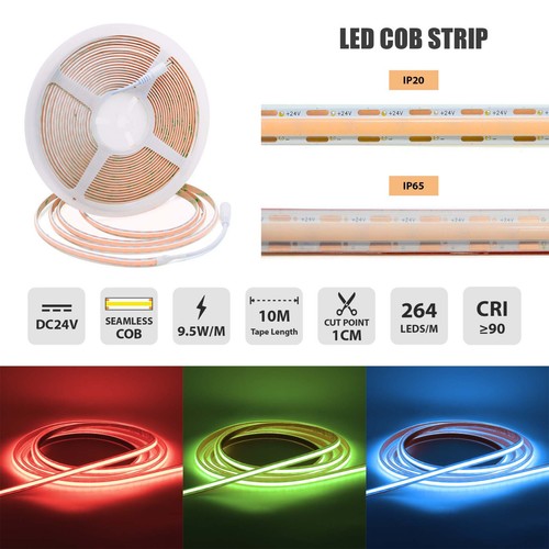 10m led cob streifen licht - 10m,