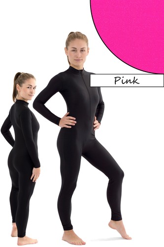 Damen ganzanzug front pink - damen,
