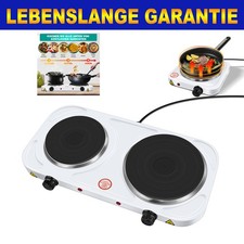 1500W Tragbar Elektrisch Kochplatte Einzel Doppel Kochfeld Herdplatte Herd