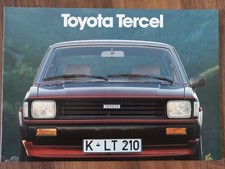 Toyota Tercel 12/80 Prospekt