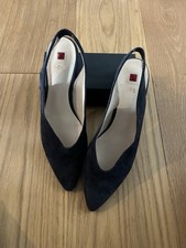HÖGL 37,5 Schuhe Velourleder Dunkelblau Wie NEU Sandalen Skipper 
