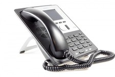 Original Snom 821 Schwarz VoIP Telefon ohne Netzteil PoE mit Gebrauchsspuren