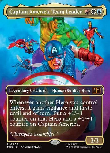 Magic mtg captain - captain, america