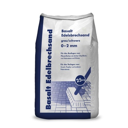 Basalt edelbrechsand 25kg - basalt,