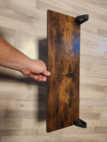 Wandregal holzoptik braun - wandregal, mit