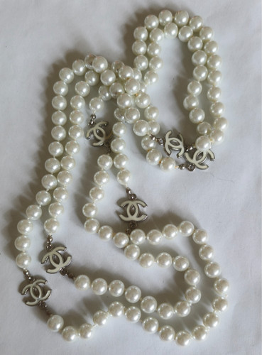 Chanel lange halskette - chanel,