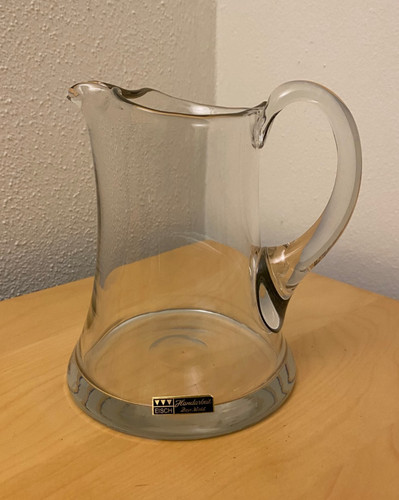 Eisch glaskrug handarbeit - eisch,