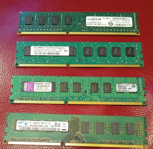 Crucial ddr3 pc3 10600u udimm - ddr3, pc3-10600u