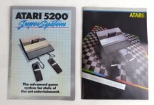 Atari 5200 -- 2 Atari  Spielkataloge - Kataloge