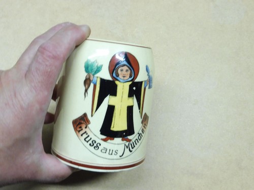 Schöner alter bierkrug - schöner,