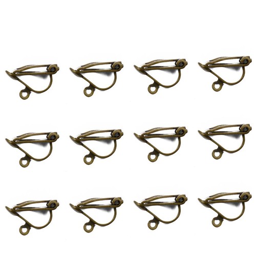 Paar bronze clip nicht - bronze, on/nicht
