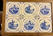 Delfter Kacheln Serviertablett