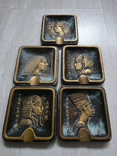 5er set vintage aschenbecher - vintage,