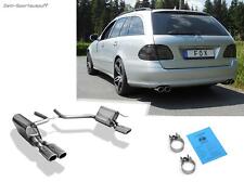 Fox Duplex Sportauspuff Mercedes E-Klasse W211 S211 T-Modell je 2x88x74mm oval