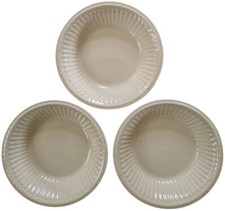 ? 3 Wedgwood Queens Ware EDME Schalen Desertschalen Cremefarben - 2,8 x 13,4 cm