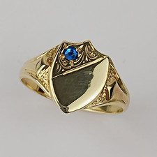 Shield Signet Ring Engraved