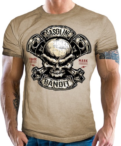 Gasoline bandit shirt skull - gasoline,