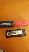3 VINTAGE HOHNER HARMONIKEN SILVERSTAR.KLEIN MIT ETUI
