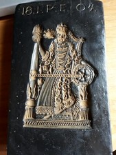 Wachsform Lebzeltenform 18. I. P.E. 04 Dachbodenfund Sammler