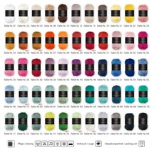 Pro Lana Basic 50 g Cotton Wolle Stricken Häkeln Garn Baumwolle mercerisiert