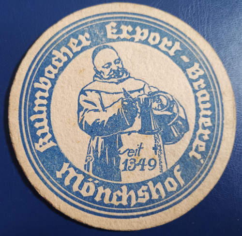 Bierdeckel brauerei kulmbacher - bierdeckel,