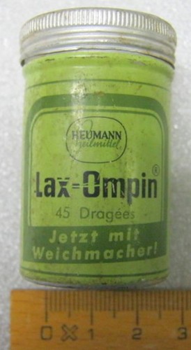 Alte medizinische blechdose - alte,