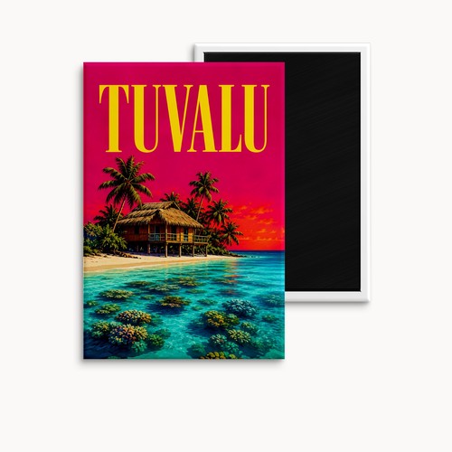 Tuvalu kühlschrankmagnet - kühlschrankmagnet, i