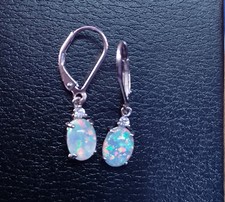 Systemisches Opal Ohrringe