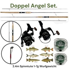 Angelset Doppel 2x Spinnrute