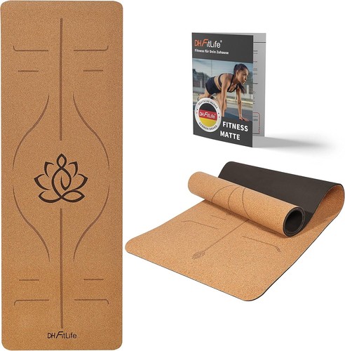 Fitlife yogamatte aus kork - fitlife,