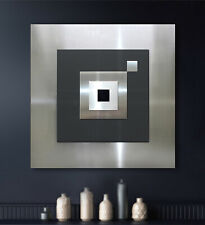 ORIGINAL ABSTRAKT METALL BILD