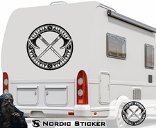 Kompass Aufkleber Wikinger