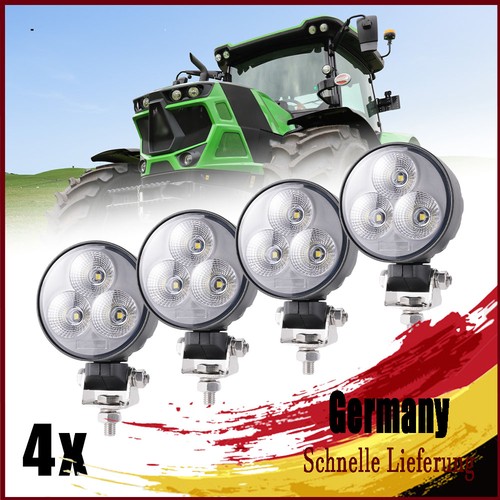 Traktor runde - 4x,