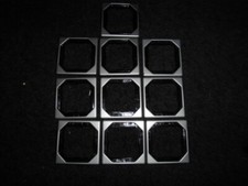 MERTEN OCTOCOLOR TITAN 10 x 1-FACH RAHMEN NEUWERTIG