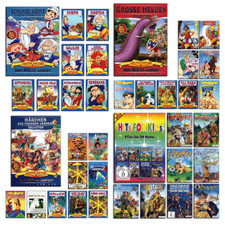 Kinder Mega DVD Zeichentrick Set - 38 Kinderfilme in 11 DVD Boxen