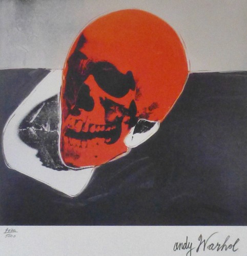 Andy warhol totenkopf rot - andy,