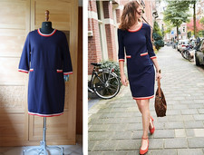 BODEN Kleid Ponte dunkelblau