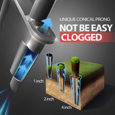 Walensee manueller Rasenbelüfter Werkzeug für gesunde Gras- und Bodenverdichtung Entlastung