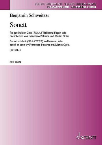 Sonett für achtstimmig - sonett:,