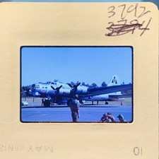 Vintage 35mm Slide B-17 Flying