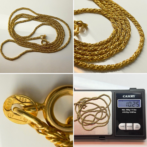Gelbgold 585 14k karat - gelbgold,