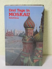3 Tage in Moskau - Reiseführer  Verlag Planeta Moskau 1989 - Top Zustand