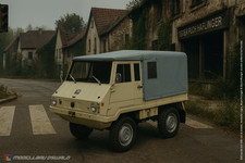 1:18 Schuco - 1975 Steyr-Puch Haflinger - Ersatzteile - Spare Parts